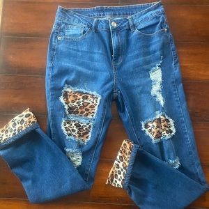 Cheetah jeans